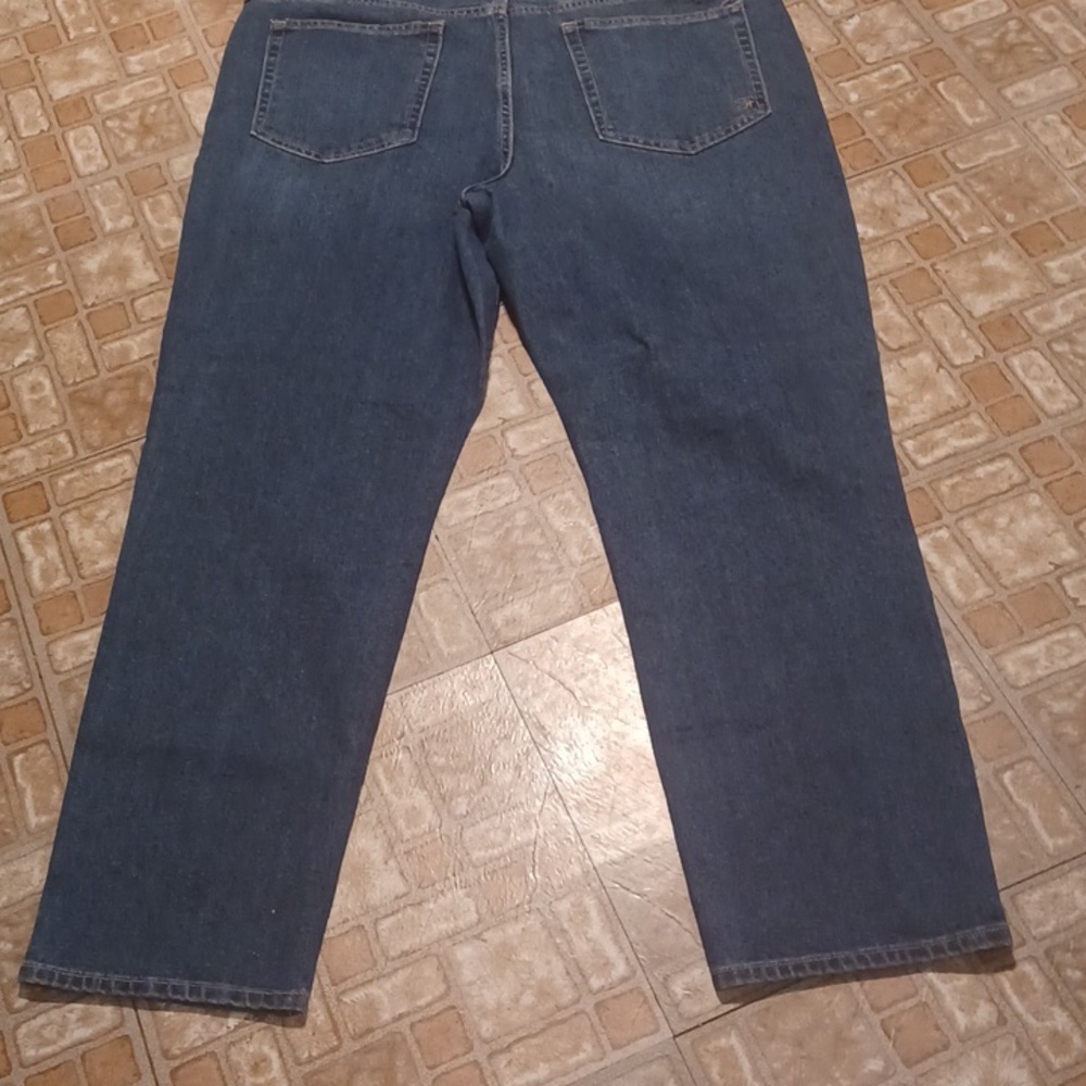 Seven7 Dark Blue Denim Jeans Slim Strightt Size 16 - Picture 6 of 6